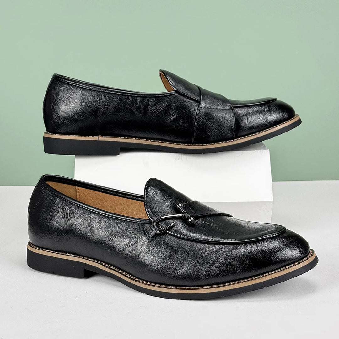 Herrloafers Slip-On Fishhook Accent Non-Slip