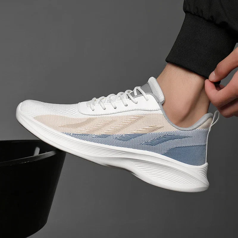 Herrsneakers med hålfotsstöd och ovandel i mesh – Lättviktsdesign
