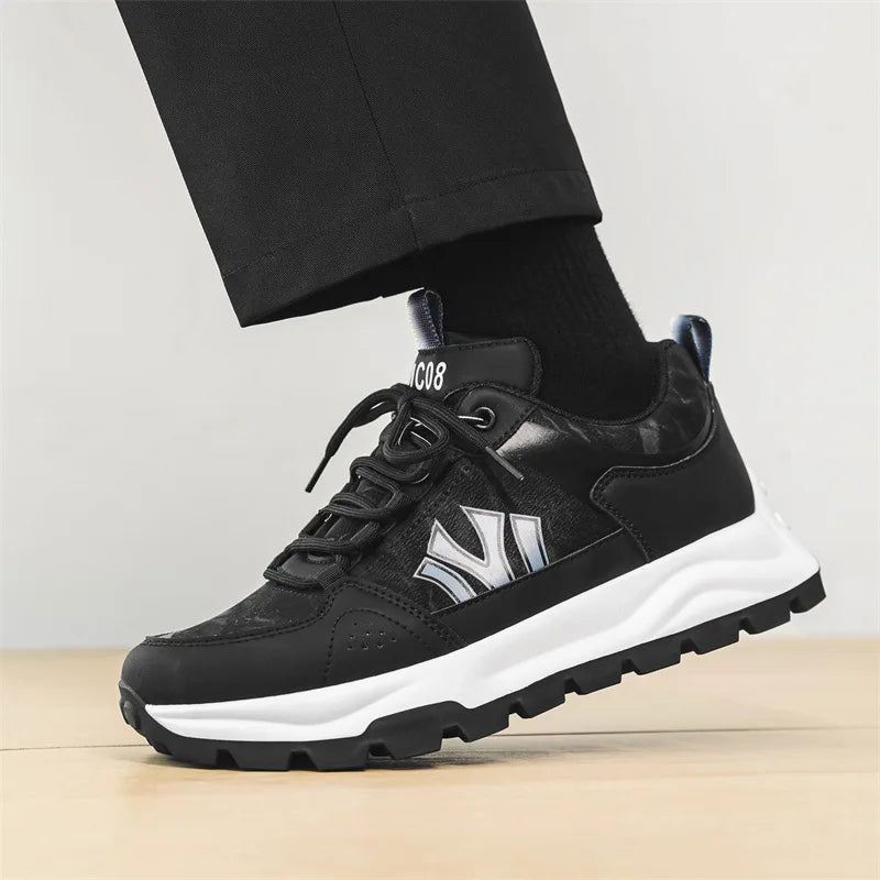 Herr Sneakers med Vadderad Innersula och Hållbar Yttersula