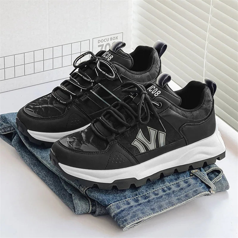 Herr Sneakers med Vadderad Innersula och Hållbar Yttersula