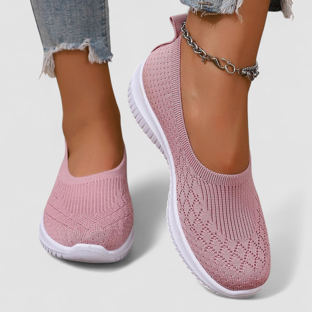 Sommartofflor För Kvinnor, Andningsbara, Halkfria Och Stöd För Fötterna