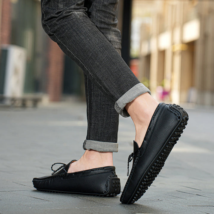 Herrloafers Slip-On Mockasin Gummisula