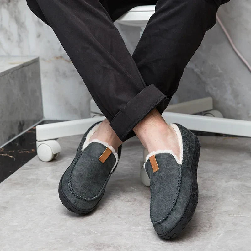 Herr Höst Loafers Med Plyschfoder EVA Halkfri Slip-On