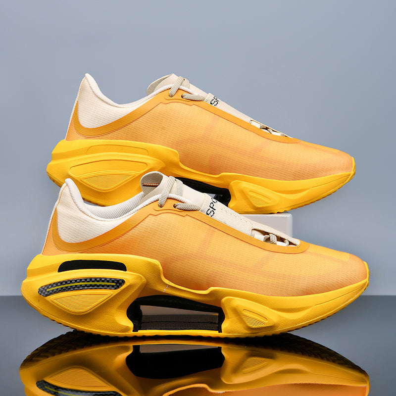 Herrsneakers med skumdämpning, strukturerad ovandel och gummigrepp