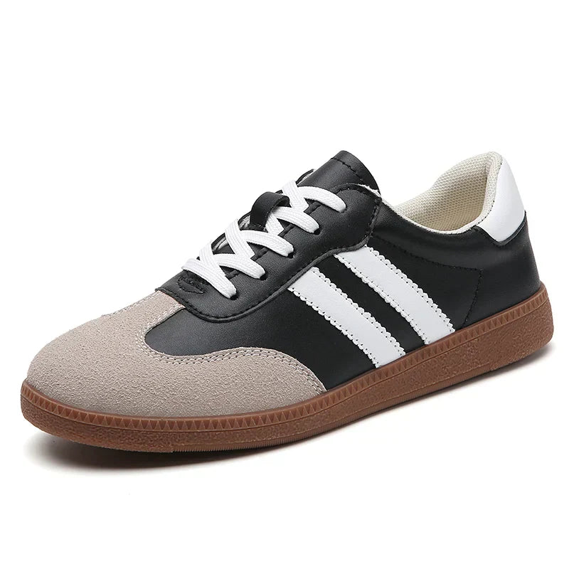 Låga Sneakers För Kvinnor Med Vadderade Innersulor Och Vadderad Klack