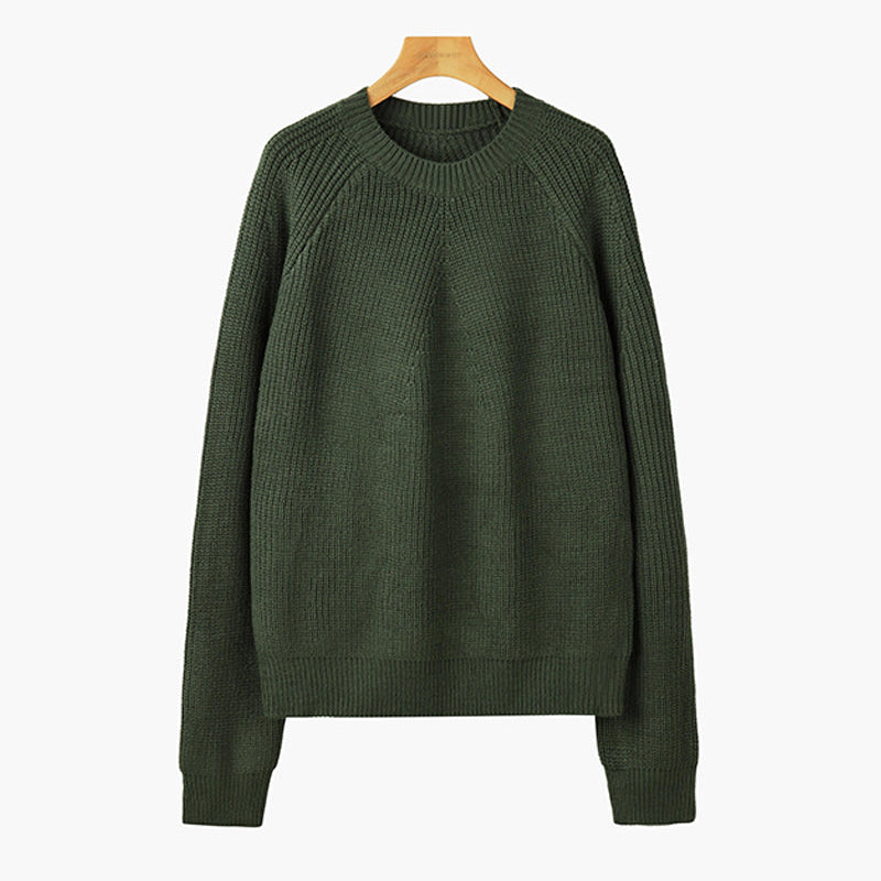 Herrtröja Med Polotröja Och Raglanärmar I Ribbad Polotröja