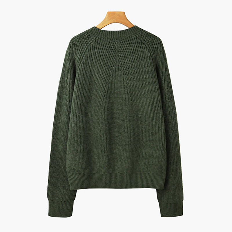 Herrtröja Med Polotröja Och Raglanärmar I Ribbad Polotröja