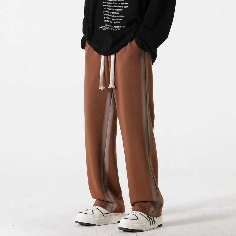 Herr Sweatpants Lössittande med Dragsko i Midjan