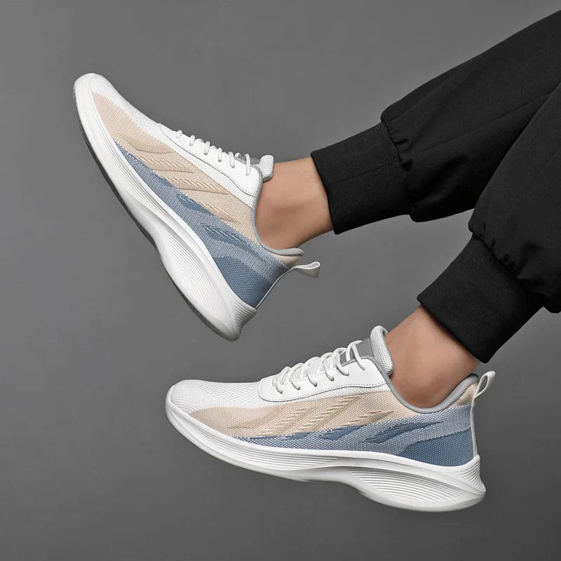 Herrsneakers med hålfotsstöd och ovandel i mesh – Lättviktsdesign