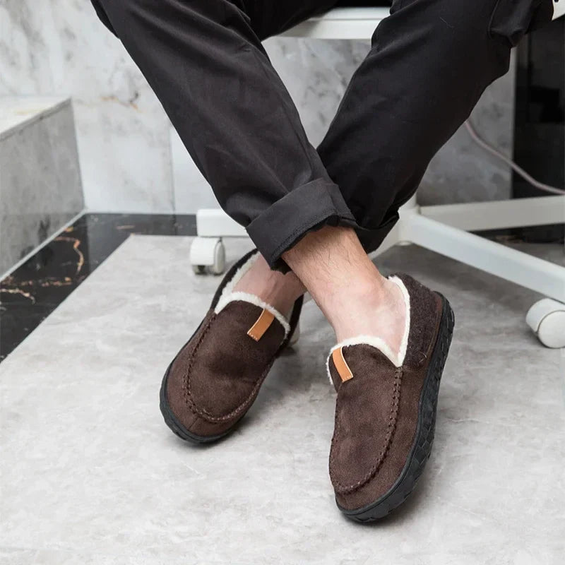 Herr Höst Loafers Med Plyschfoder EVA Halkfri Slip-On