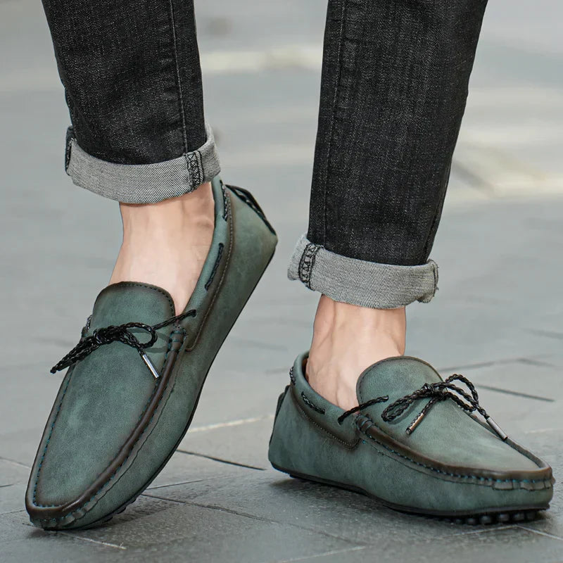 Herrloafers Slip-On Mockasin Gummisula