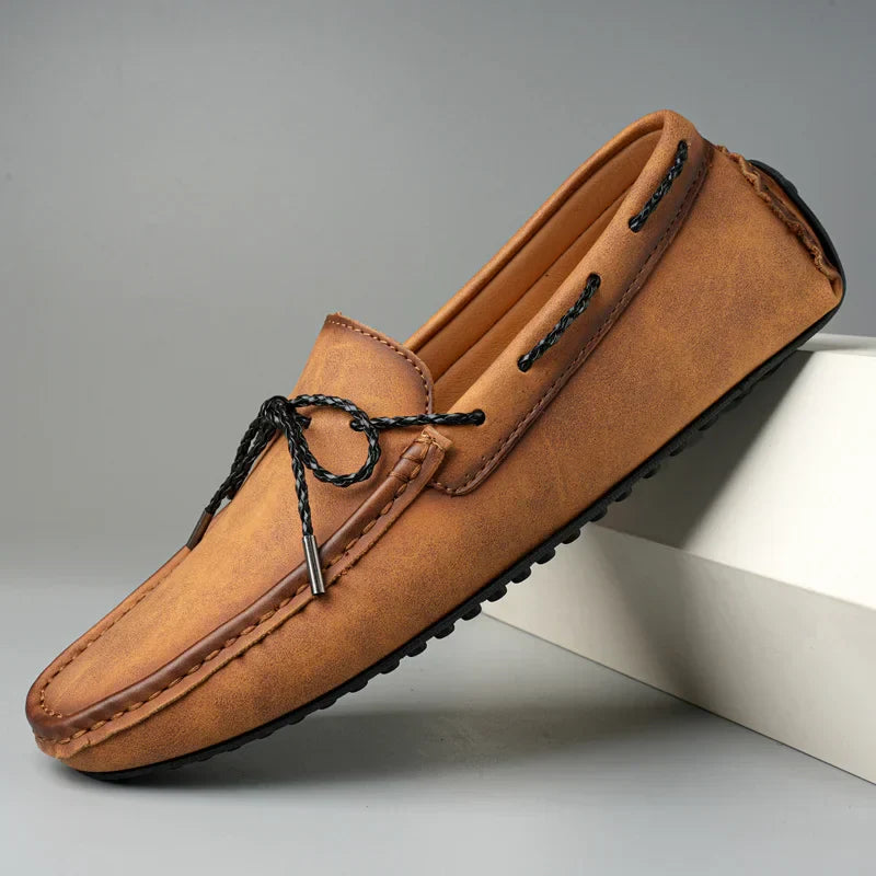 Herrloafers Slip-On Mockasin Gummisula
