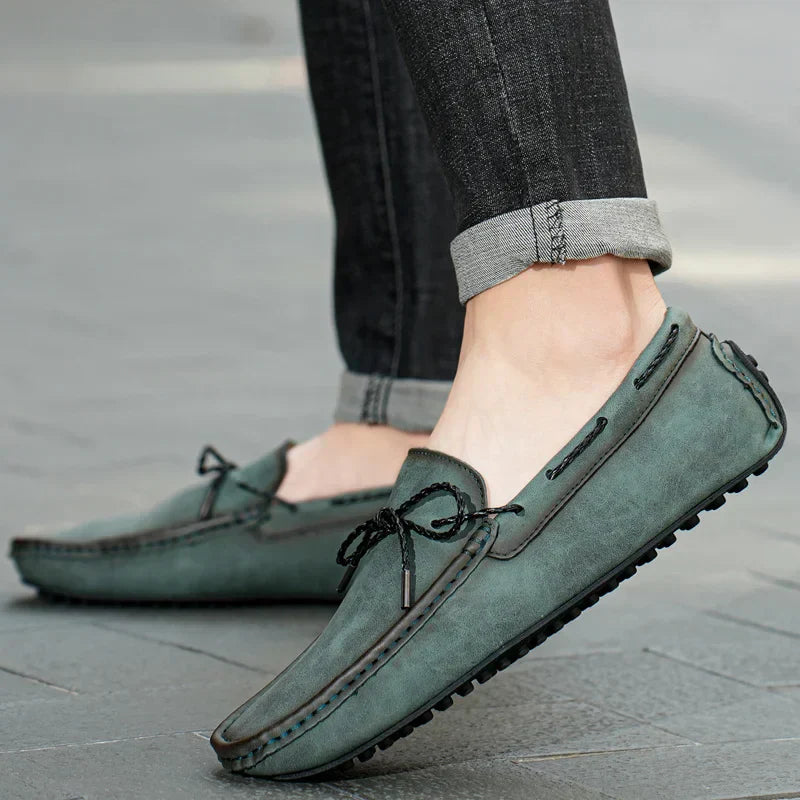 Herrloafers Slip-On Mockasin Gummisula