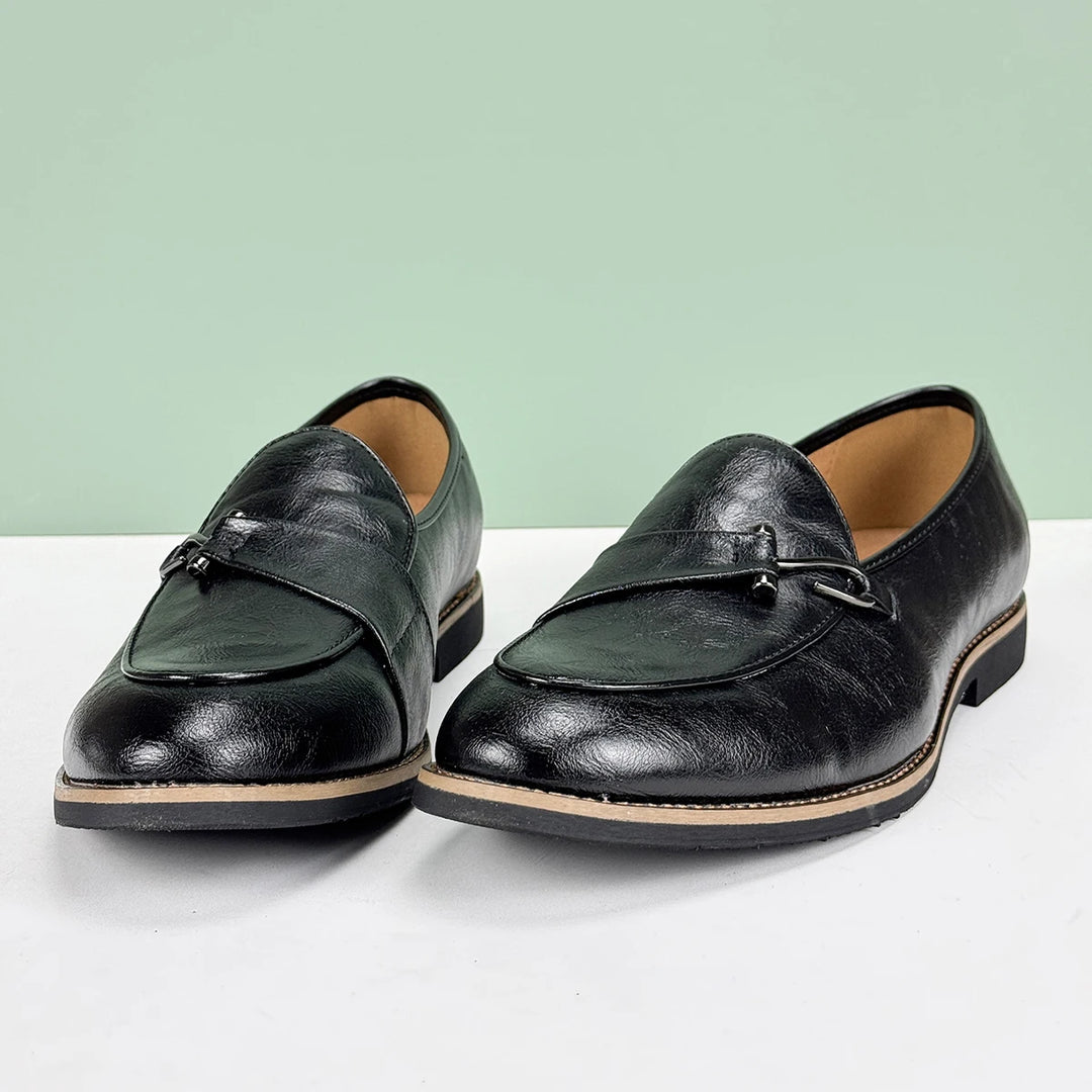 Herrloafers Slip-On Fishhook Accent Non-Slip
