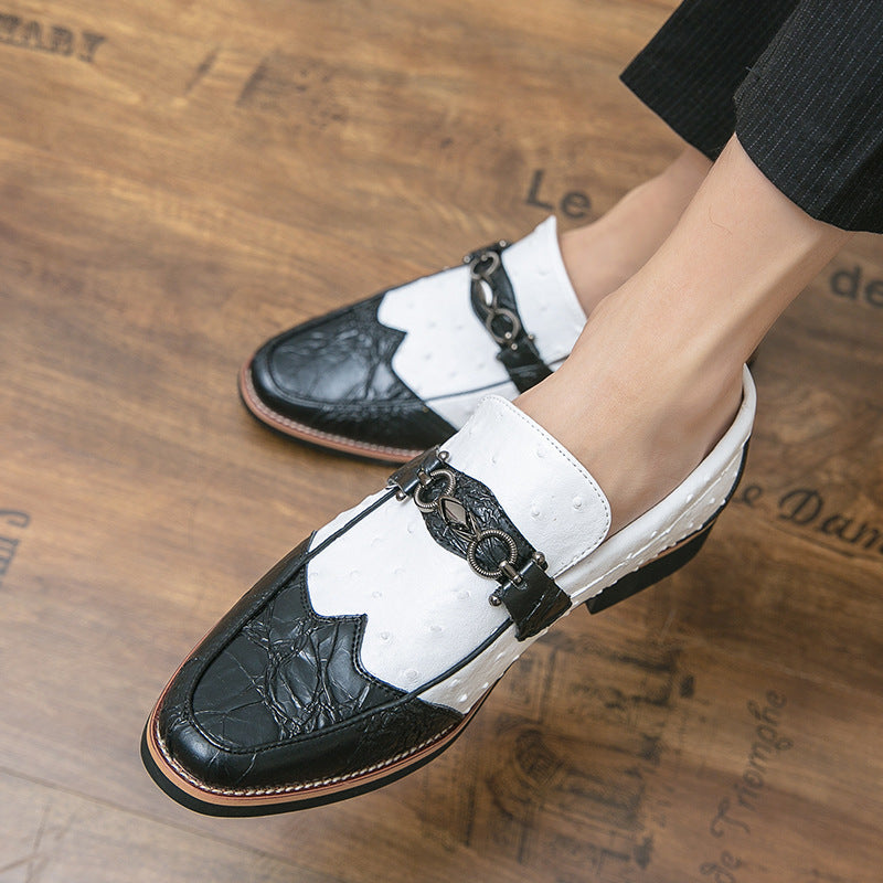 Herr Slip-On Loafers med Texturerad Ovandel