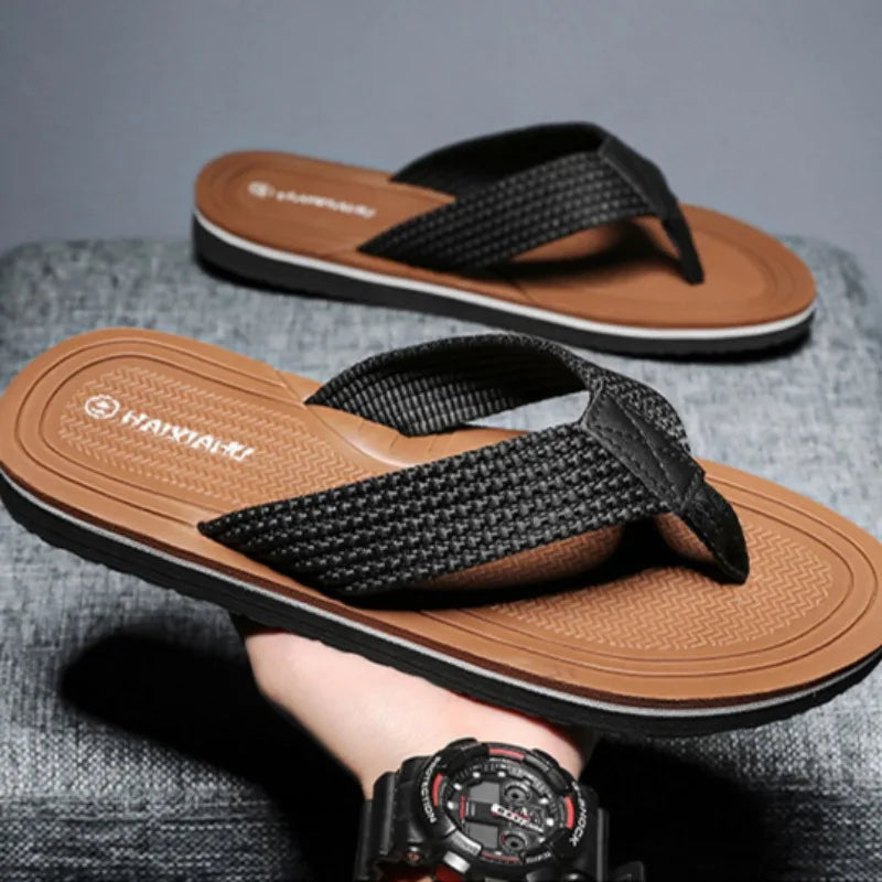 Herr Flip-Flops Med Vaddering Och Slip-On-Sandaler