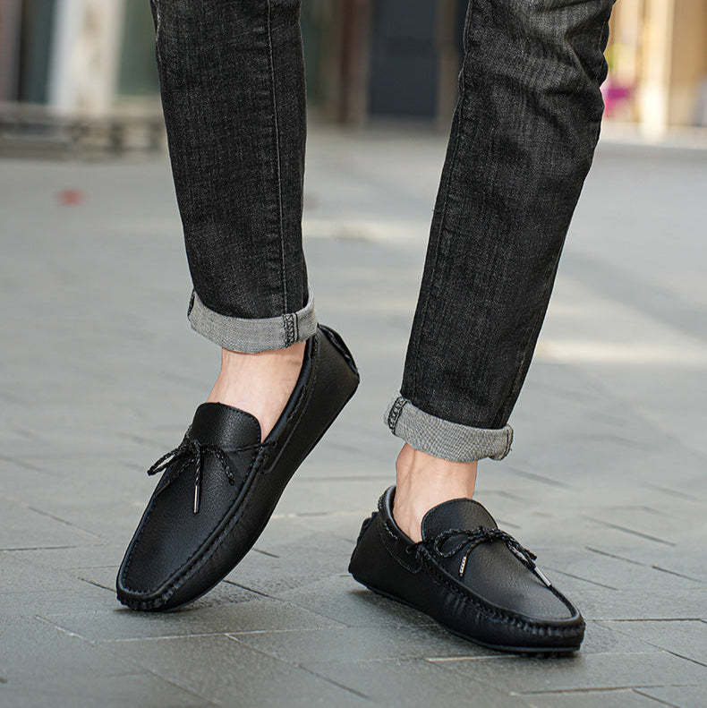 Herrloafers Slip-On Mockasin Gummisula
