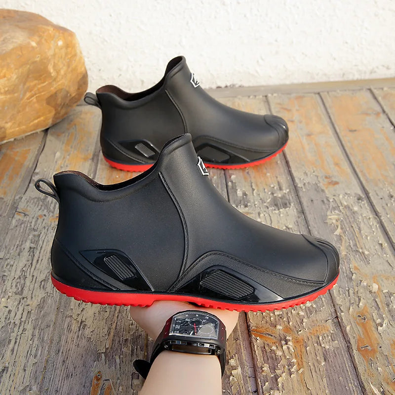 Vattentäta Slip-On Deck Boots För Dam Med Halkfri Sula