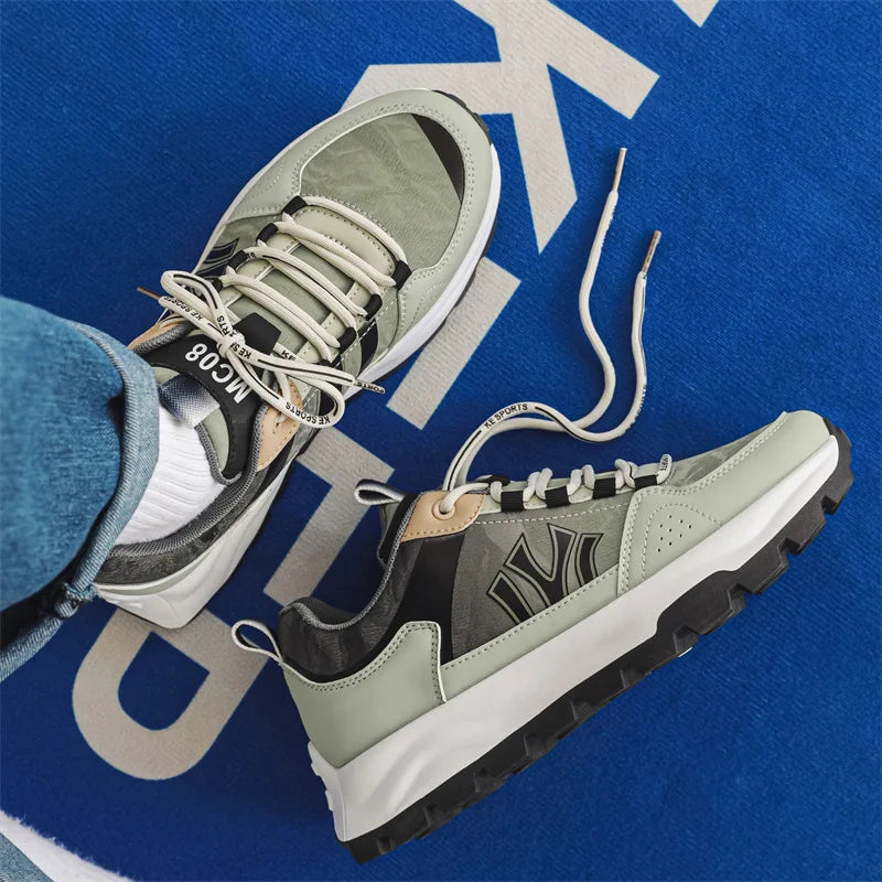 Herr Sneakers med Vadderad Innersula och Hållbar Yttersula