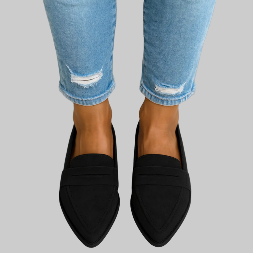 Dammockasiner Med Texturerad Yta Och Spetsig Tå