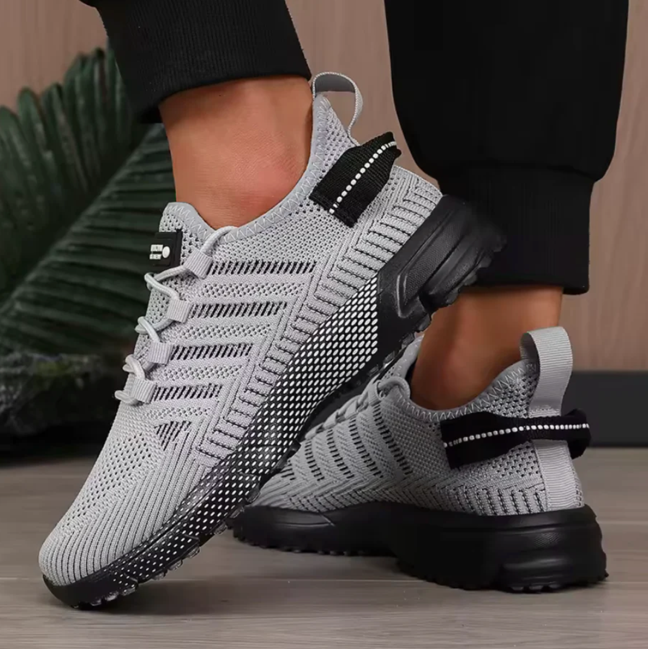 Herr Sneakers Andningsbar Lättvikt Dämpad Non-Slip Sula