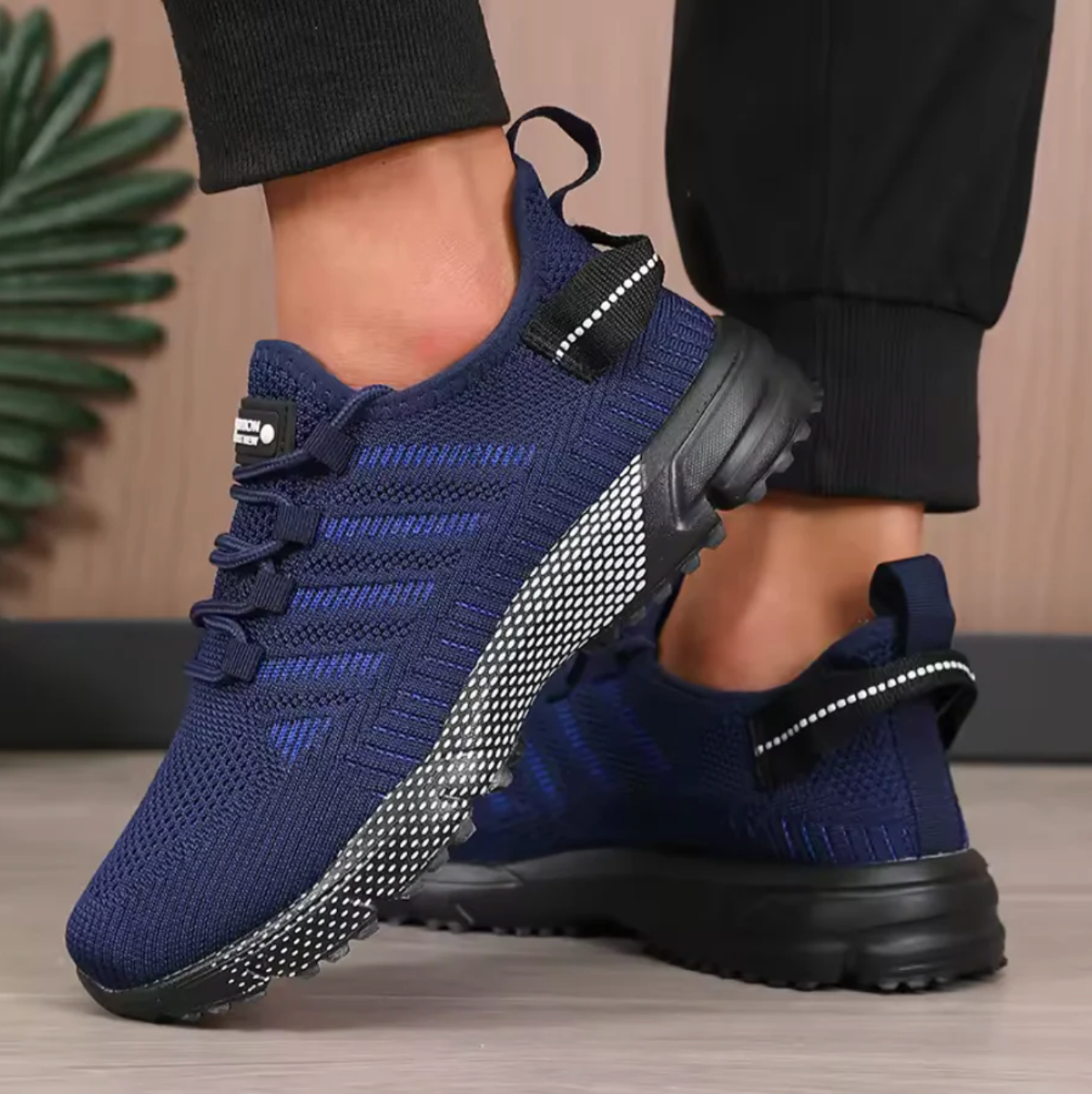 Herr Sneakers Andningsbar Lättvikt Dämpad Non-Slip Sula