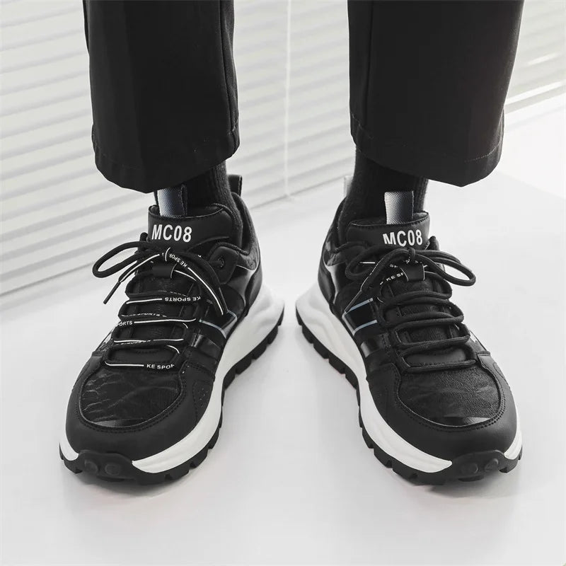Herr Sneakers med Vadderad Innersula och Hållbar Yttersula