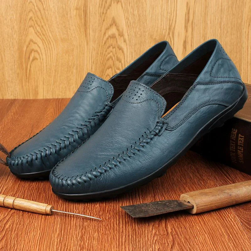 Herr Loafers Med Slip-On Design Och Dämpad Innersula