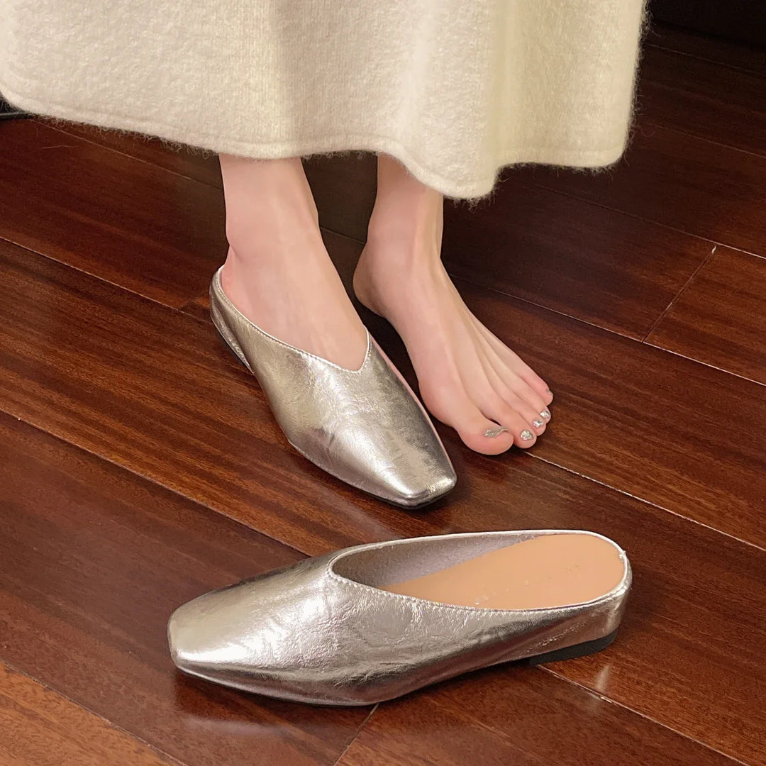 Kvinnor Slip-On Ballerinaskor Låg Skärning Med Stödsula