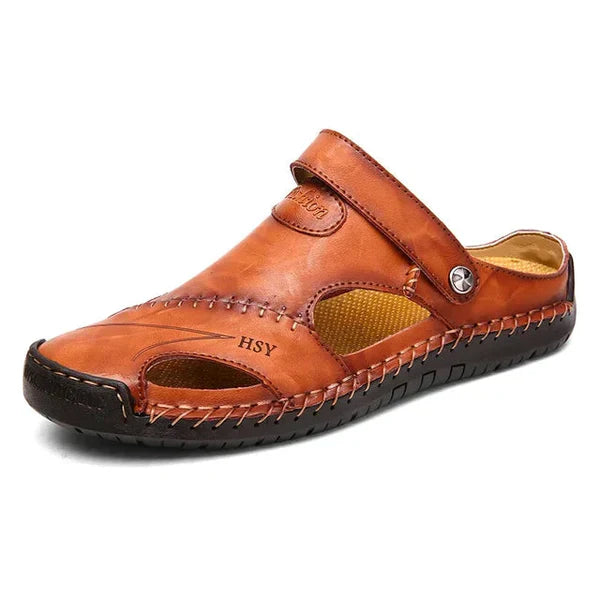 Sandaler för män med stödjande fotbädd