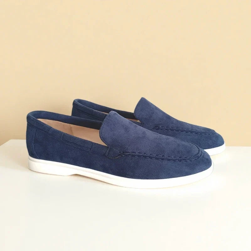Premium Slip-On Loafers För Män Med Sydd Ovandel