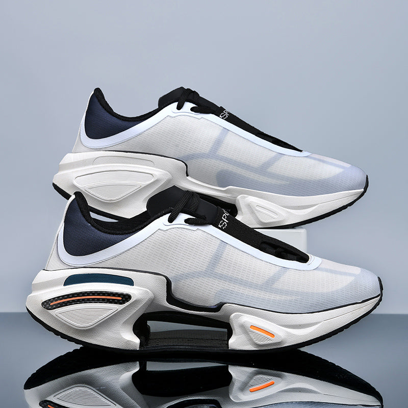 Herrsneakers med skumdämpning, strukturerad ovandel och gummigrepp