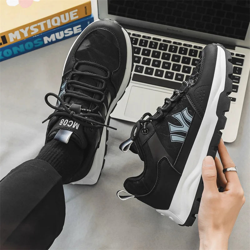 Herr Sneakers med Vadderad Innersula och Hållbar Yttersula