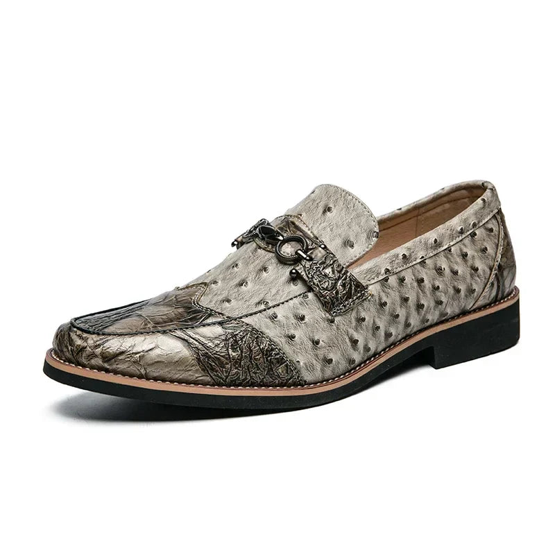 Herr Slip-On Loafers med Texturerad Ovandel