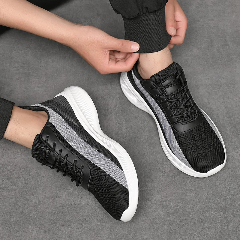 Herrsneakers med hålfotsstöd och ovandel i mesh – Lättviktsdesign