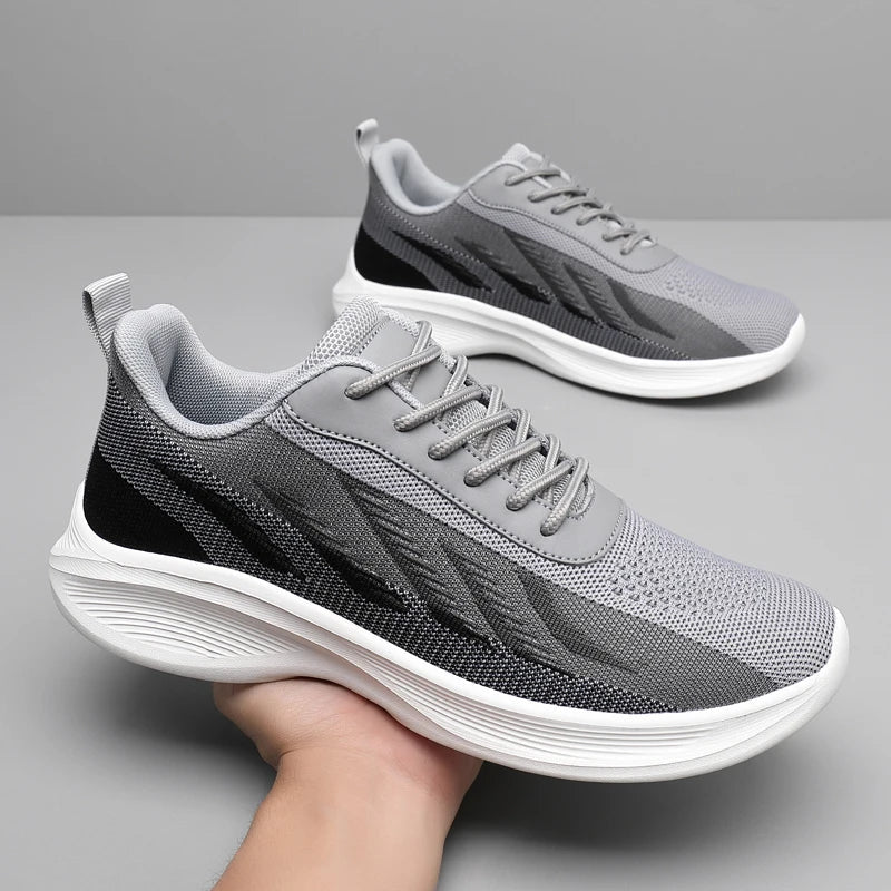 Herrsneakers med hålfotsstöd och ovandel i mesh – Lättviktsdesign