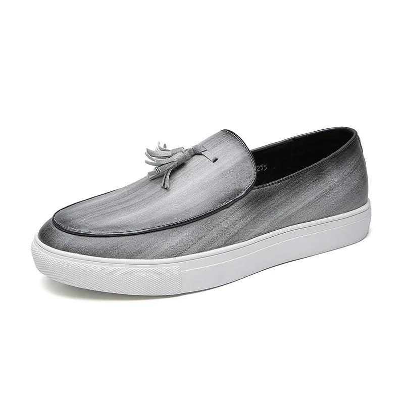 Herrloafers Slip-On Tofsdetaljer Vadderad innersula
