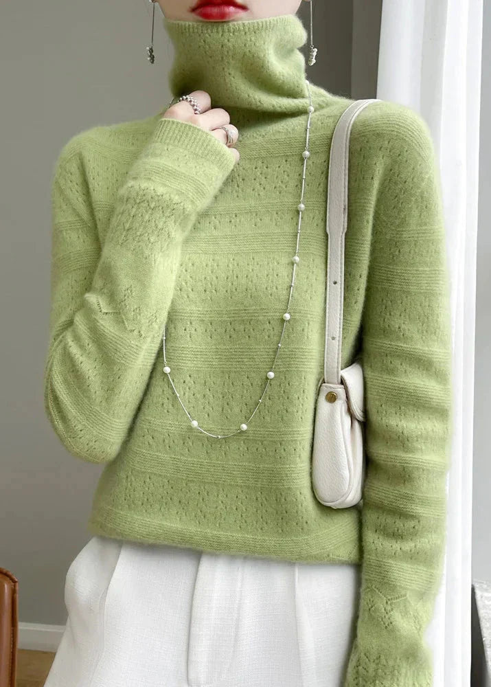 Damtröja Med Polotröja Och Subtilt Mönster