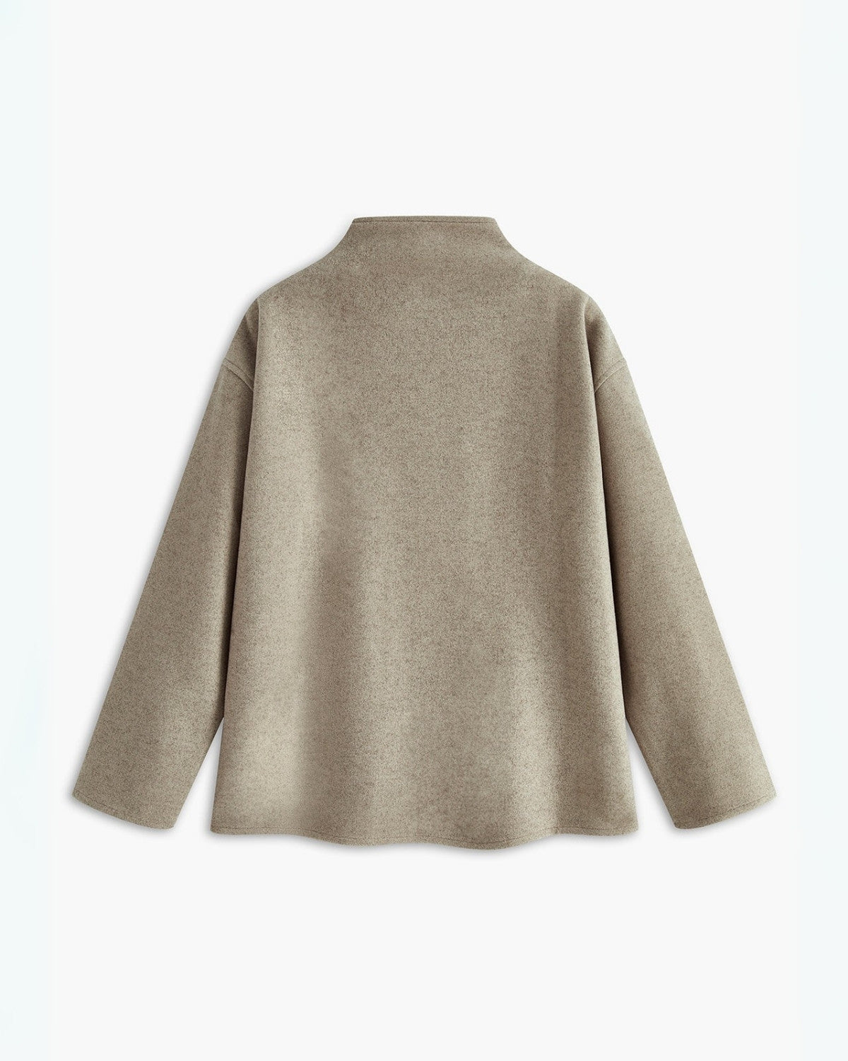 Dam Höstrock Oversized Knäppning Lång