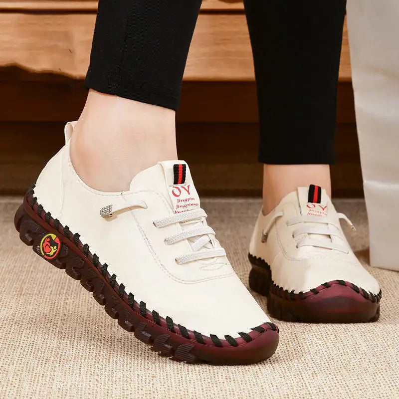 Sneakers För Dam Med Fotvalvsstöd Och Andningsbar Ovandel