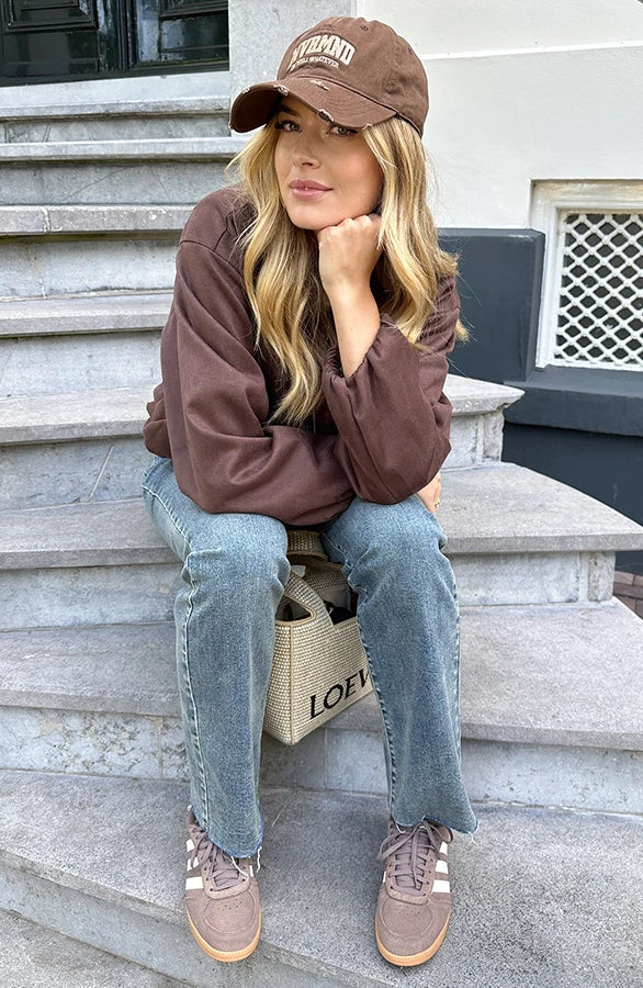 Damjeans Med Vida Ben, Hög Midja, Stentvättad Med Stretch