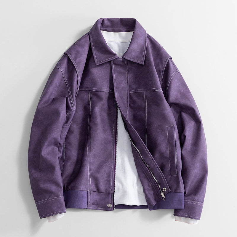 Herr Pu-Jacka Retro Loose Fit