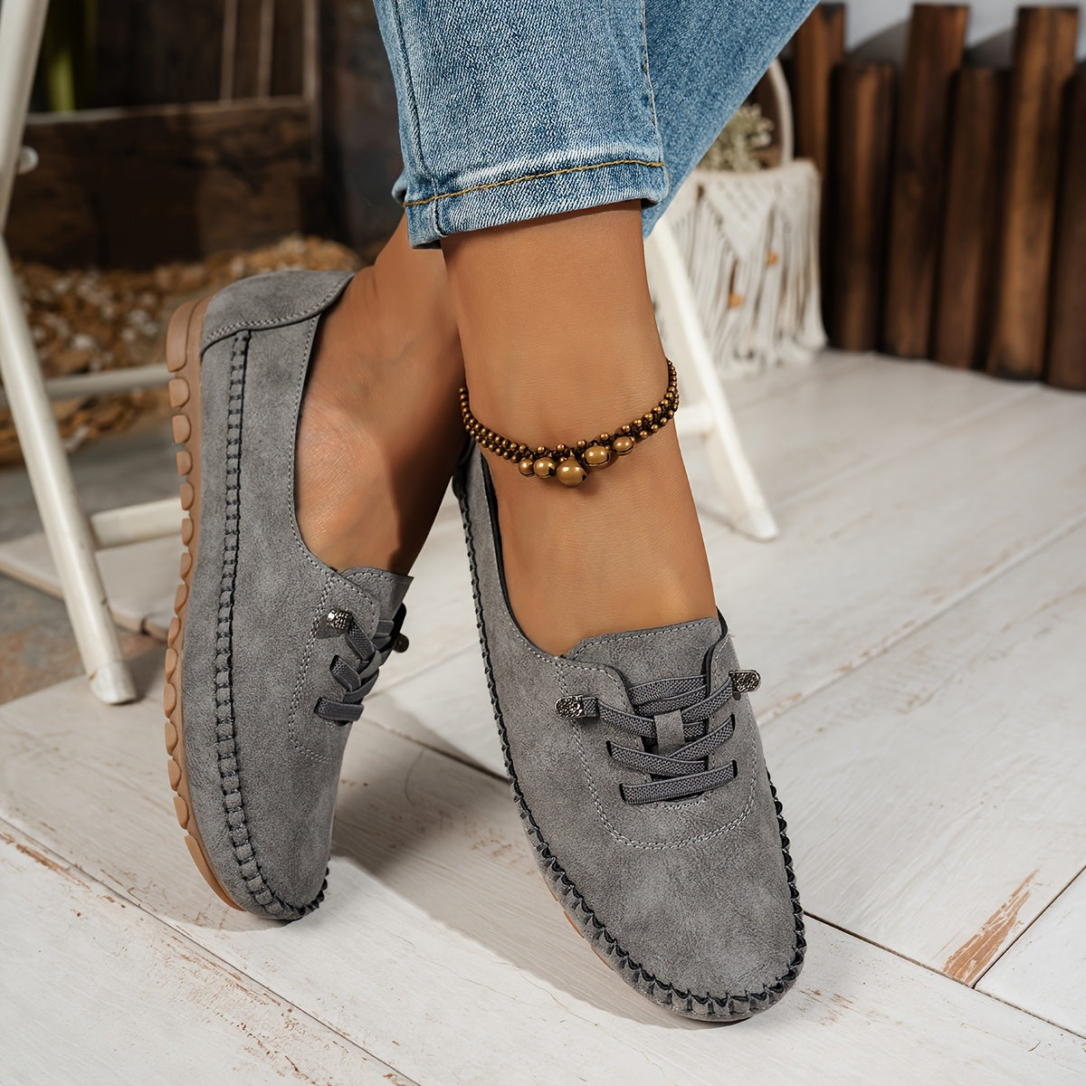 Damloafers Med Flexibel Sula Och Slip-On-Design