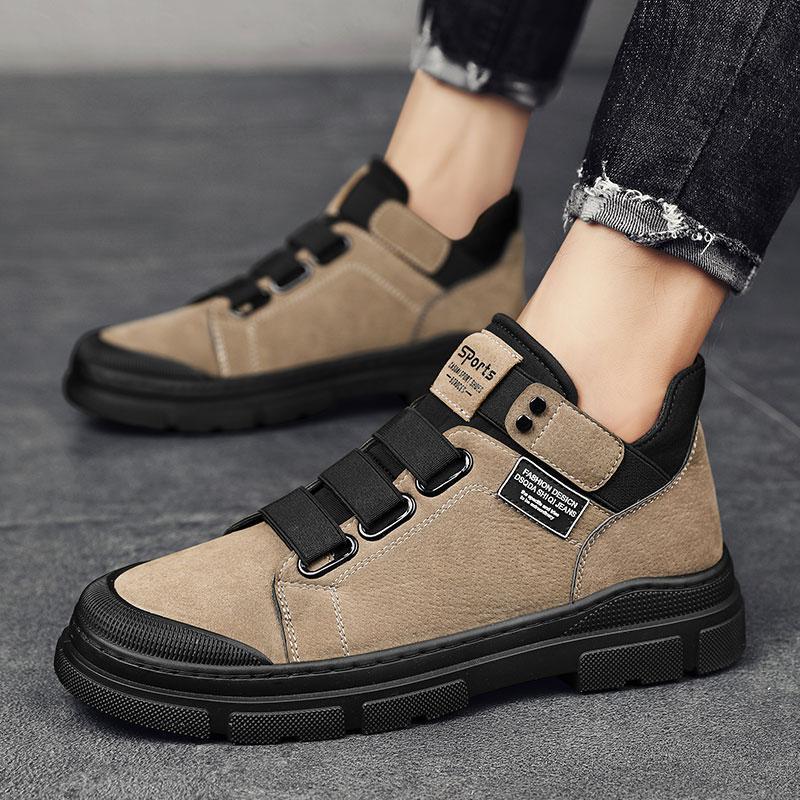 Herr Vintersneakers Med Resårband Och Mellanhög Design