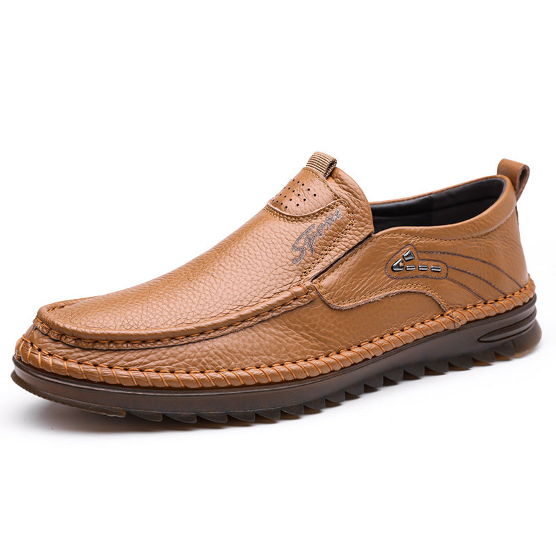 Herrskor För Bilkörning Med Gummisula Och Slip-On-Design