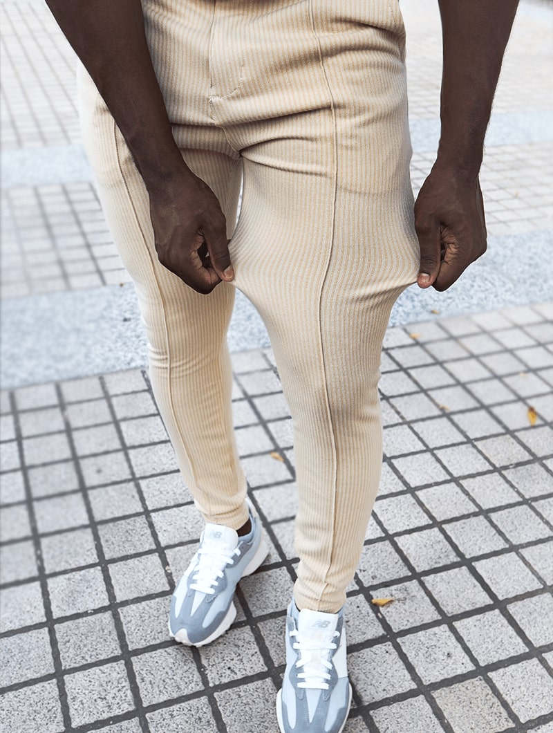 Herrbyxor Modern passform Raka ben Khaki