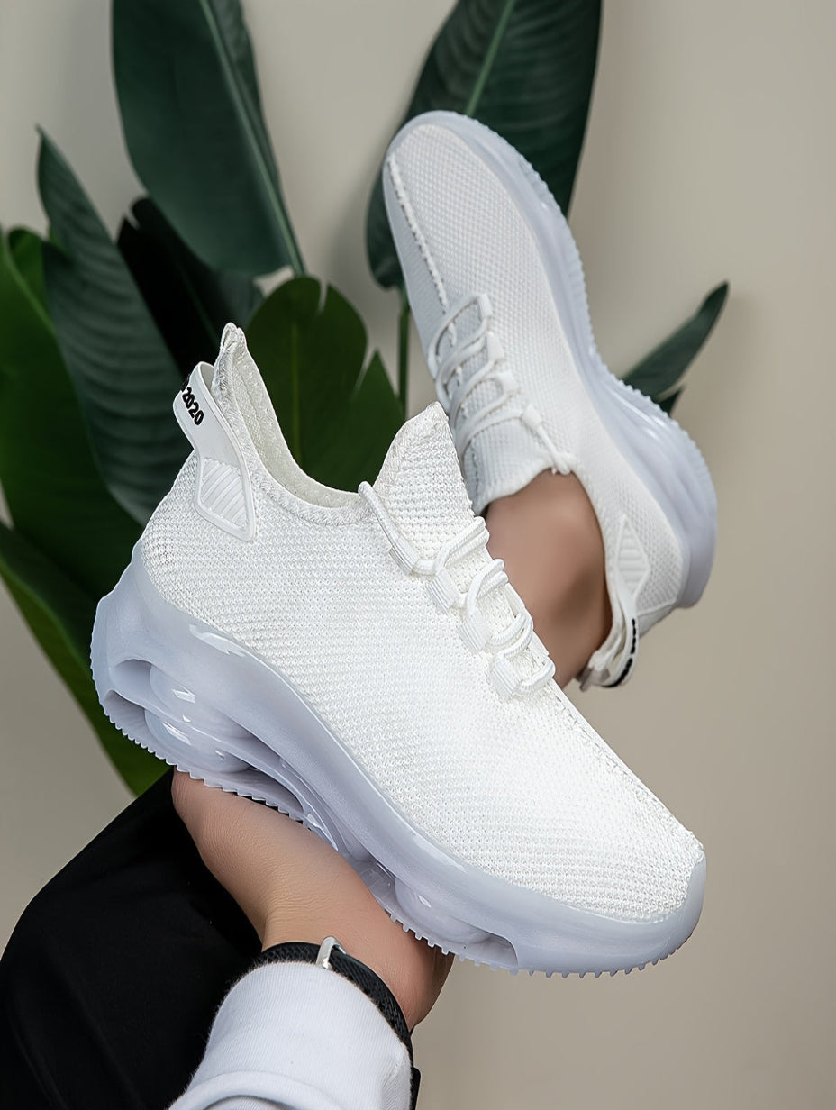 Herrskor Med Ventilerande Mesh, Slip-On, Vadderad Sula