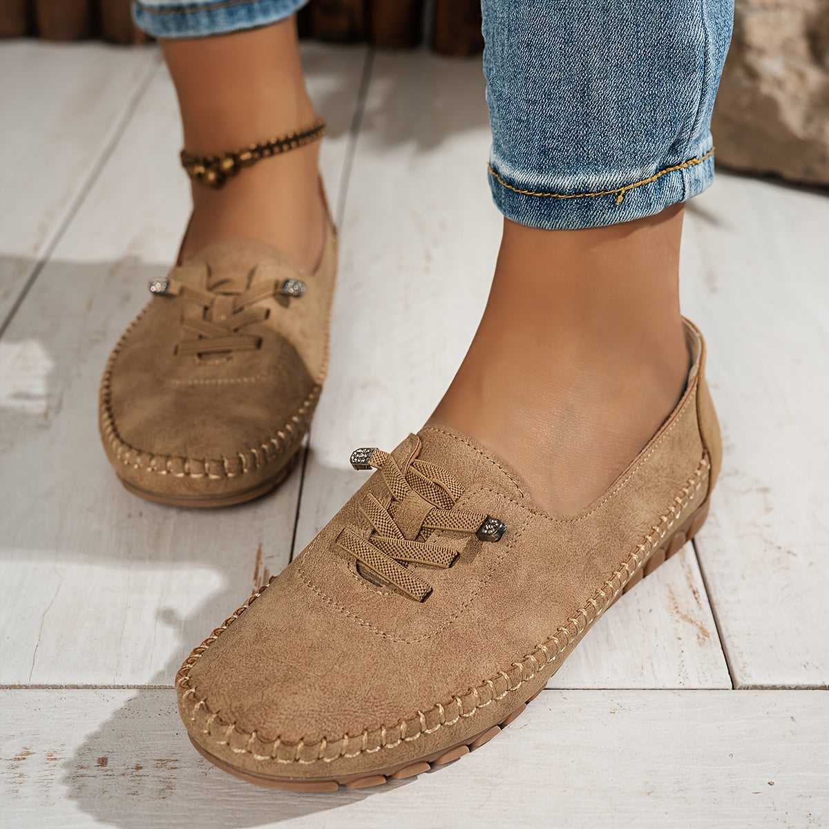 Damloafers Med Flexibel Sula Och Slip-On-Design