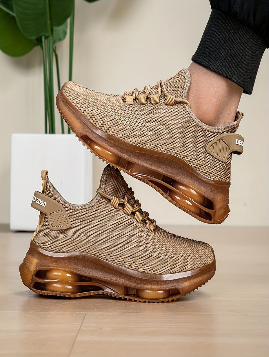 Herrskor Med Ventilerande Mesh, Slip-On, Vadderad Sula