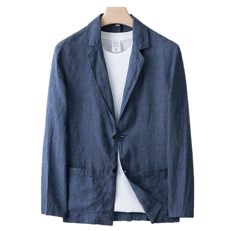 Herr Sommarset Tvådelad Lös Passform Topp Med Spänne Och Byxor